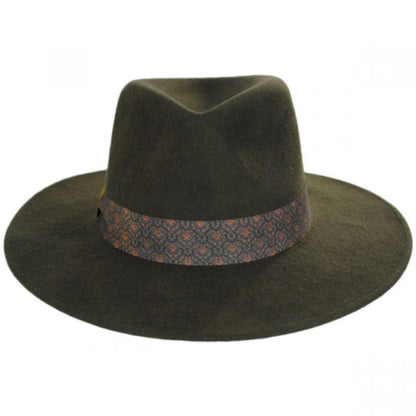 Bigalli | Gypsy Wool Felt Fedora Hat | 131421 | front | MOSS