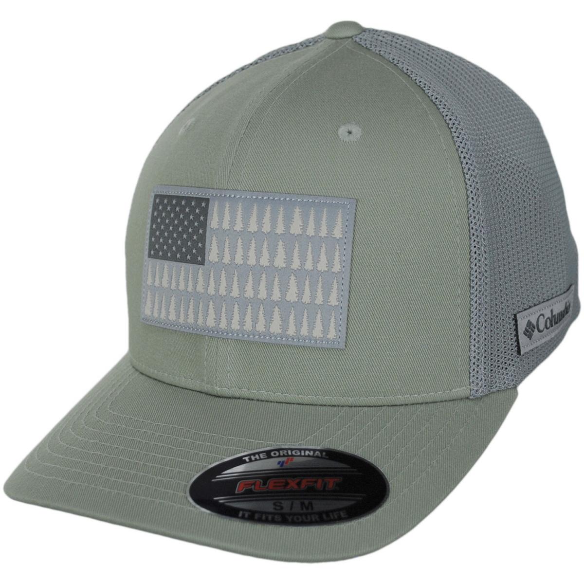 Columbia Sportswear | Tree Flag Mesh Flexfit Fitted Baseball Cap | 400139 | lead | SAFARI