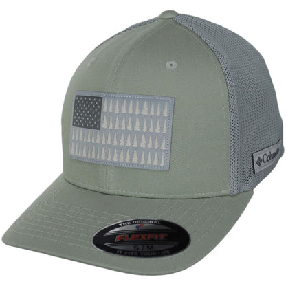 Columbia Sportswear | Tree Flag Mesh Flexfit Fitted Baseball Cap | 400139 | lead | SAFARI