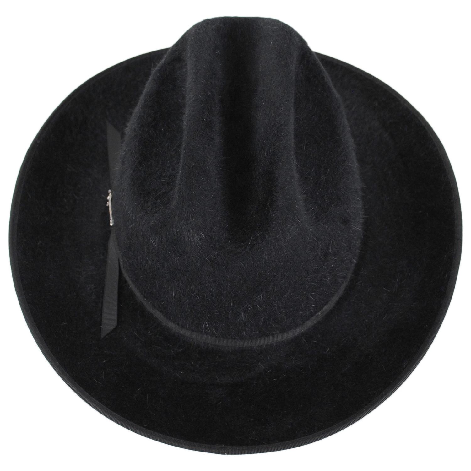 Stetson | Kodiak Open Road 6X Fur Felt Western Hat | 130761 | top | BLACK