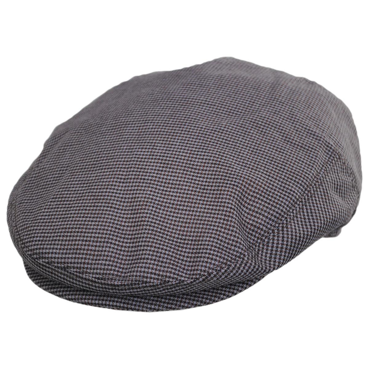 Baskerville Hat Company | Wholesale Talbot Cotton Micro Houndstooth Ivy Cap B2B Pre-Pack | B2B167676 | lead | CHARCOAL