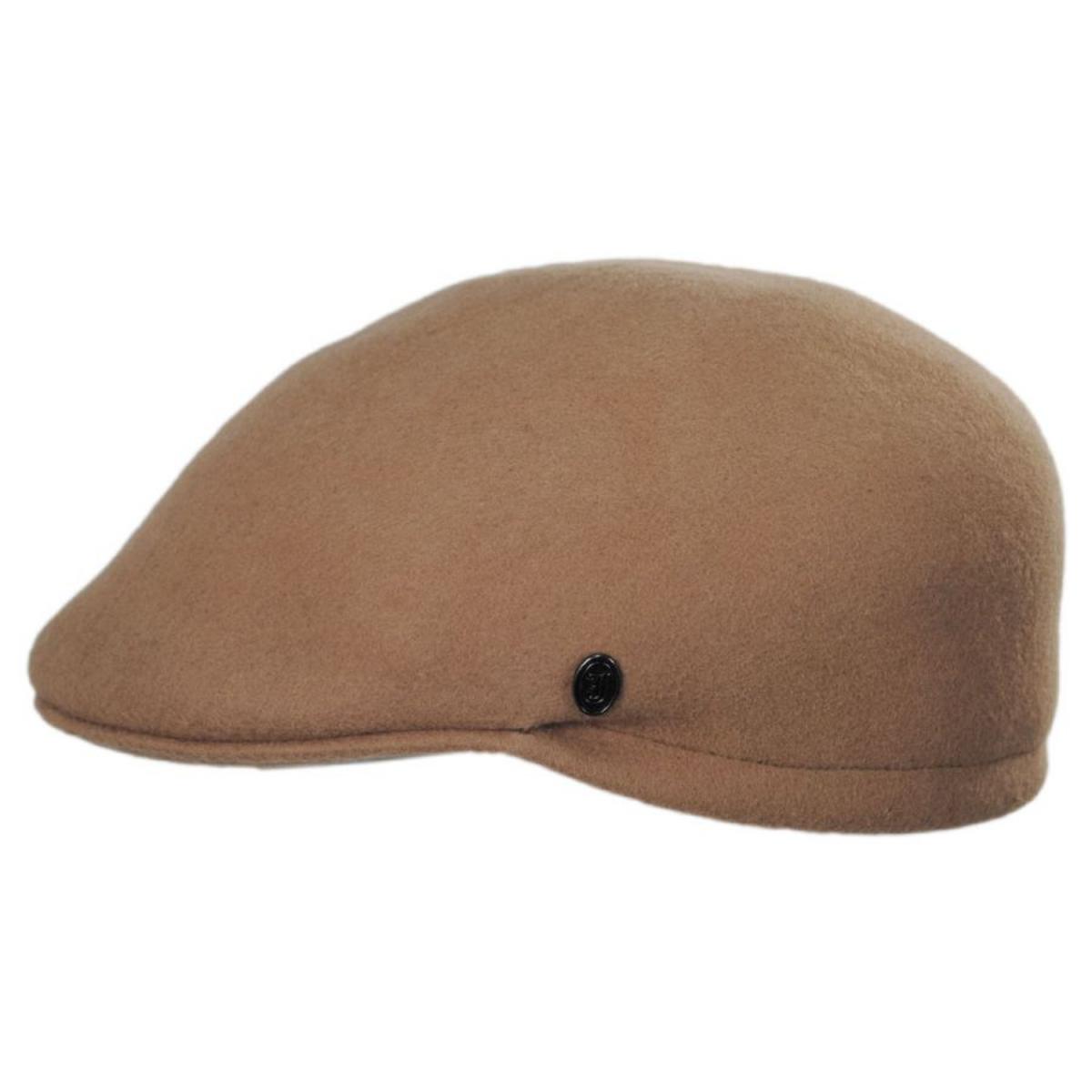 Jaxon Hats | Wool Ascot Cap | 167550 | profile | BRITISH TAN