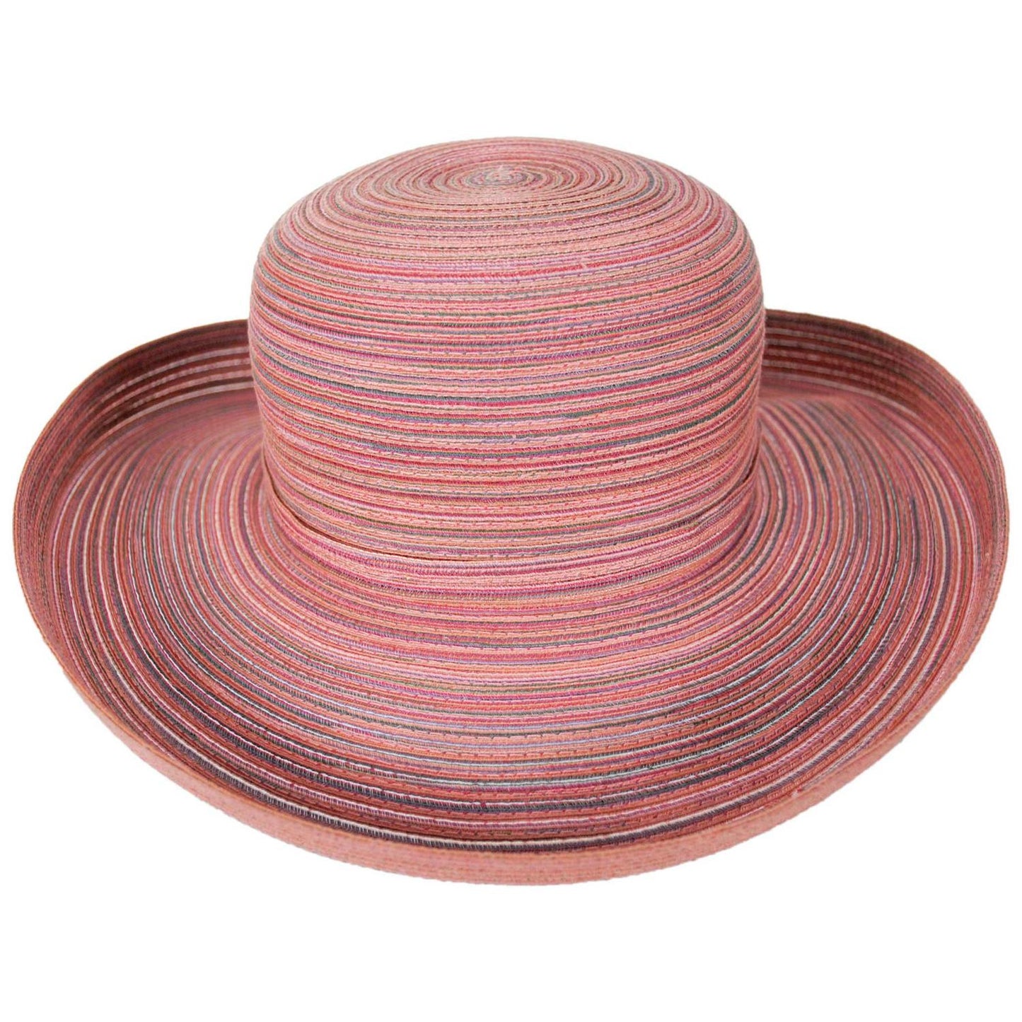 Scala | Eden Poly Blend Roller Sun Hat | 101401 | front | RED