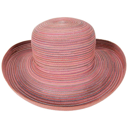 Scala | Eden Poly Blend Roller Sun Hat | 101401 | front | RED