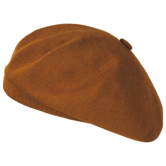 Kangol | Jax Bamboo Basque Beret - Rustic Caramel | 150906RC | lead | RUSTIC CARAMEL