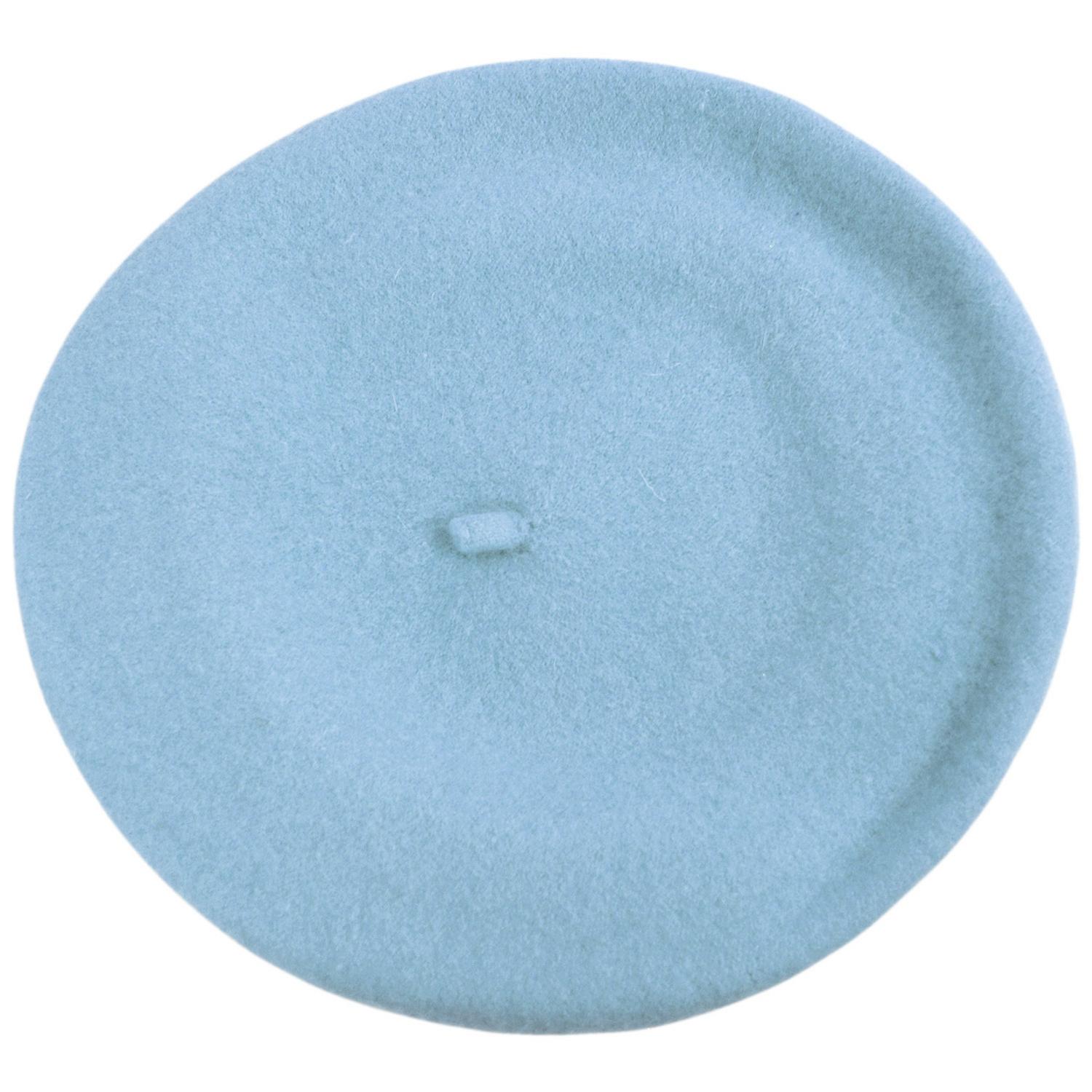Village Hat Shop | Wool Fashion Beret | 152500 | top | LIGHT BLUE