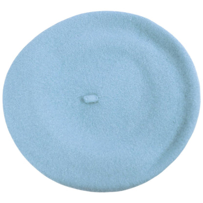 Village Hat Shop | Wool Fashion Beret | 152500 | top | LIGHT BLUE