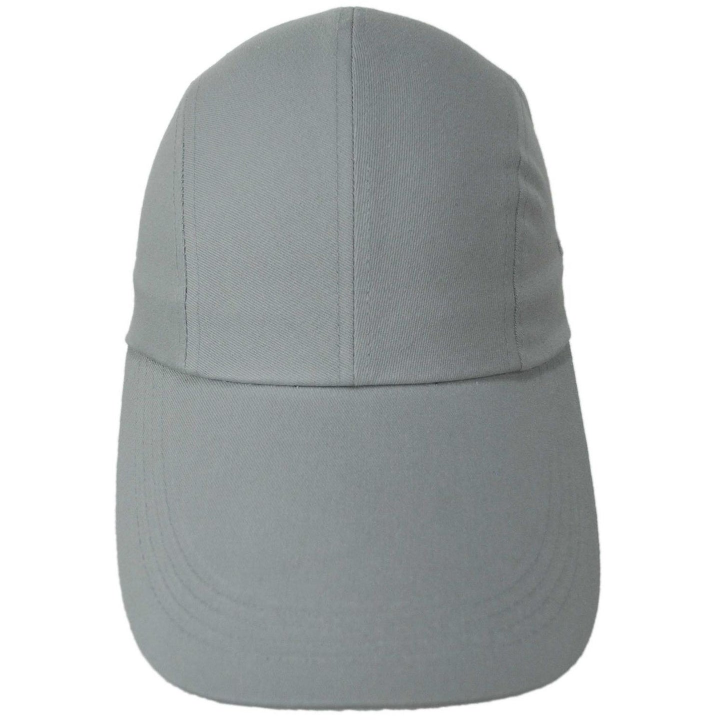 Village Hat Shop | VHS Long Bill Adjustable Baseball Cap | 222440 | front | GREY