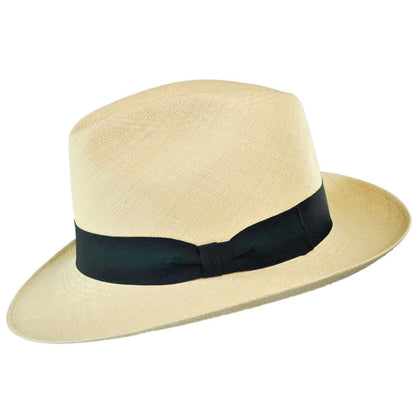 Jaxon Hats | Brisa Grade 8 Panama Straw Fedora Hat | 127121 | profile | NATURAL