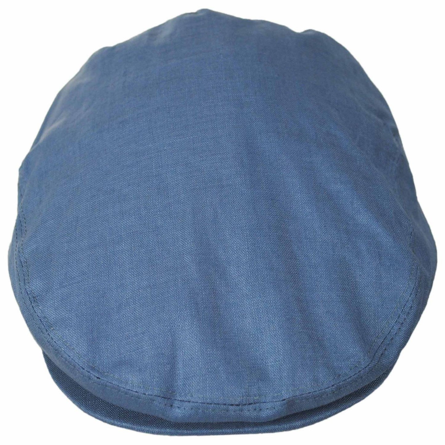 Jaxon Hats | Linen and Cotton Ivy Cap | 167732 | front | DENIM BLUE
