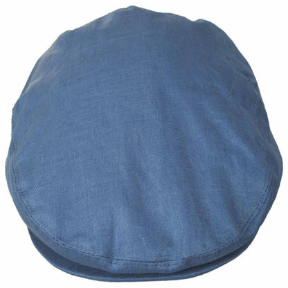 Jaxon Hats | Linen and Cotton Ivy Cap | 167732 | front | DENIM BLUE
