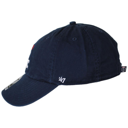 47 Brand | Washington Wizards NBA Clean Up Strapback Baseball Cap Dad Hat | 204180 | profile | NAVY