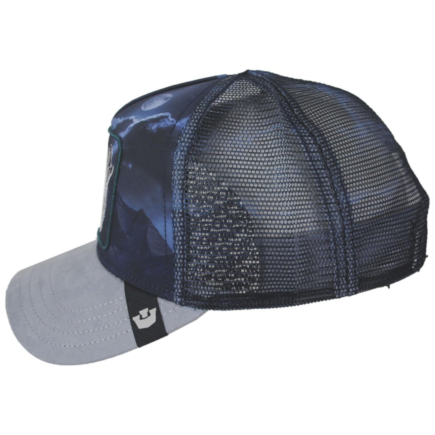 Goorin Bros | Wolf In The Element Mesh Trucker Snapback Baseball Cap | 200777 | profile | GLOSS