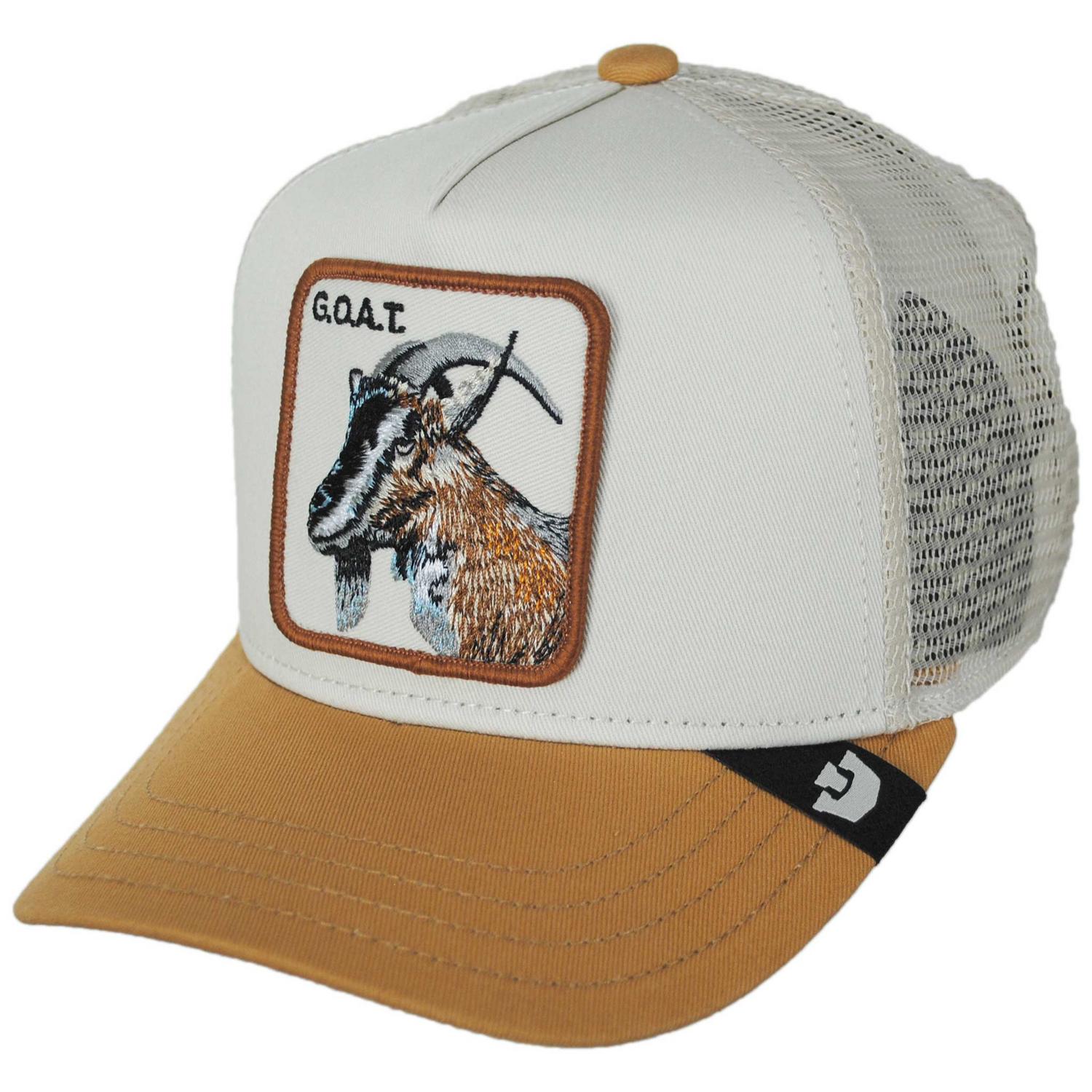 Goorin Bros | Kid's G.O.A.T. Mesh Trucker Snapback Baseball Cap | 508911 | lead | CHALK/HEAT