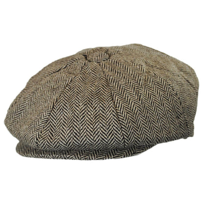 Jaxon Hats | Wholesale Kid's Herringbone Wool Blend Newsboy Cap B2B Pre-Pack