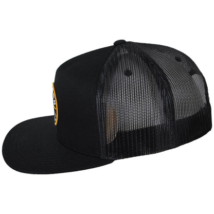 BRIXTON HATS | Oath Trucker Snapback Baseball Cap | 201704 | profile | BLACK/BLACK