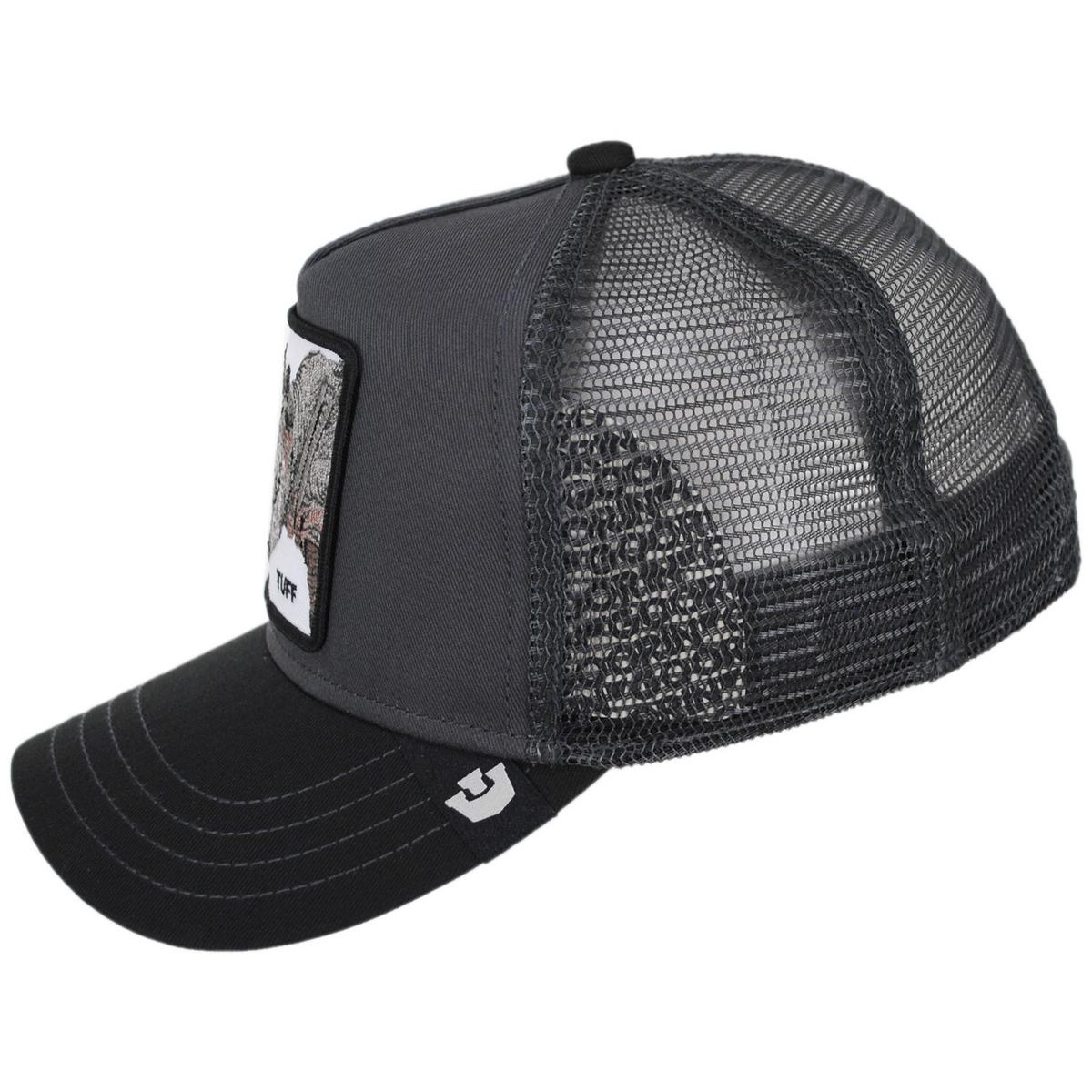 Goorin Bros | Kid's Tuff Mesh Trucker Snapback Baseball Cap | 508940 | profile | OIL / VOID