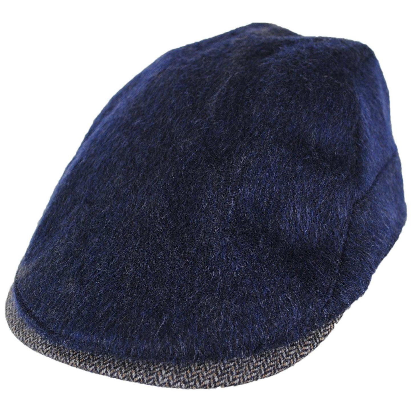 Dorfman Pacific | Arthur Wool Blend Ivy Cap | 160161 | lead | NAVY