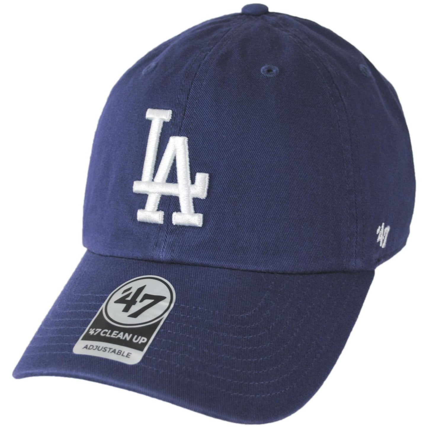 47 Brand | Los Angeles Dodgers MLB Clean Up Strapback Baseball Cap Dad Hat | 203042 | lead | VINTAGE NAVY