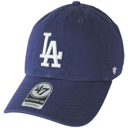 47 Brand | Los Angeles Dodgers MLB Clean Up Strapback Baseball Cap Dad Hat | 203042 | lead | VINTAGE NAVY