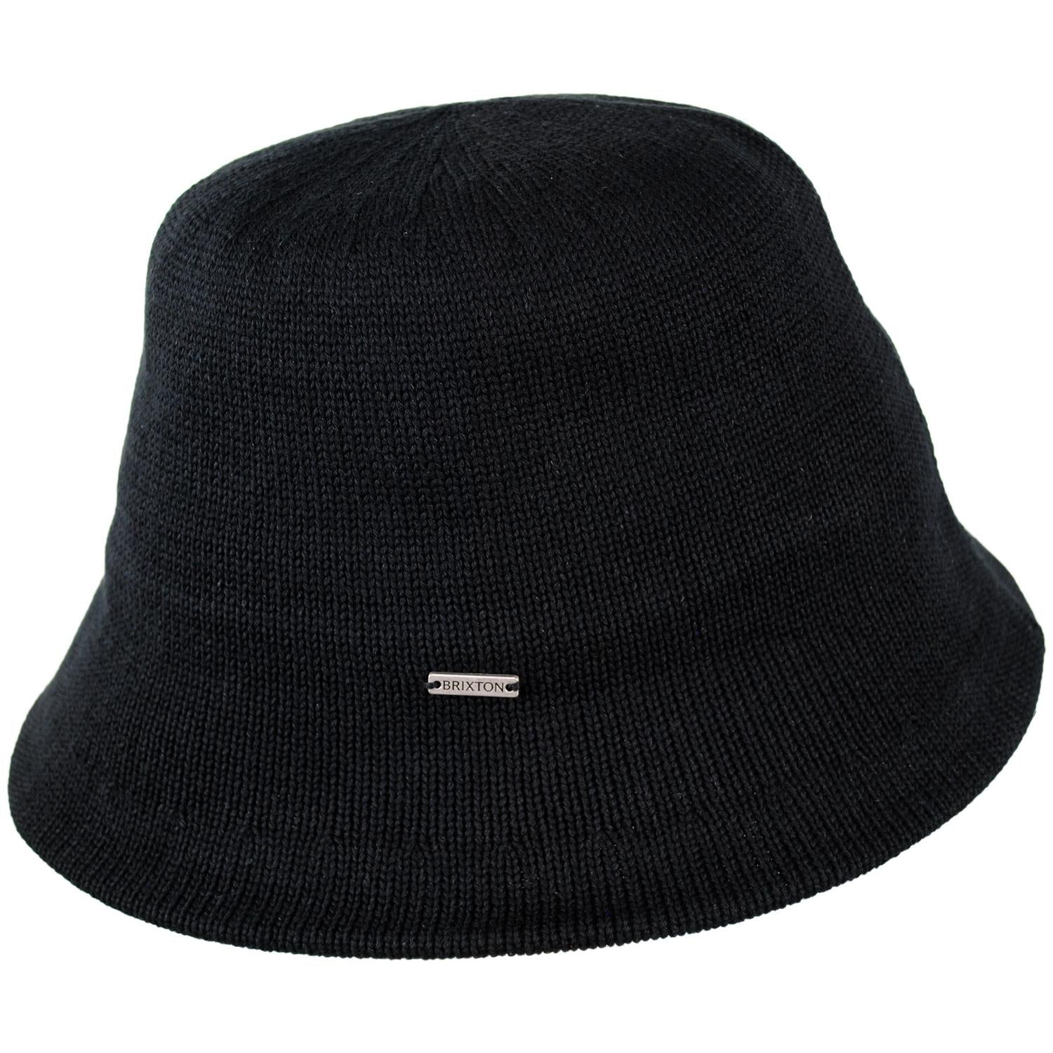 BRIXTON HATS | Redding Cotton Knit Bucket Hat | 185563 | profile | BLACK