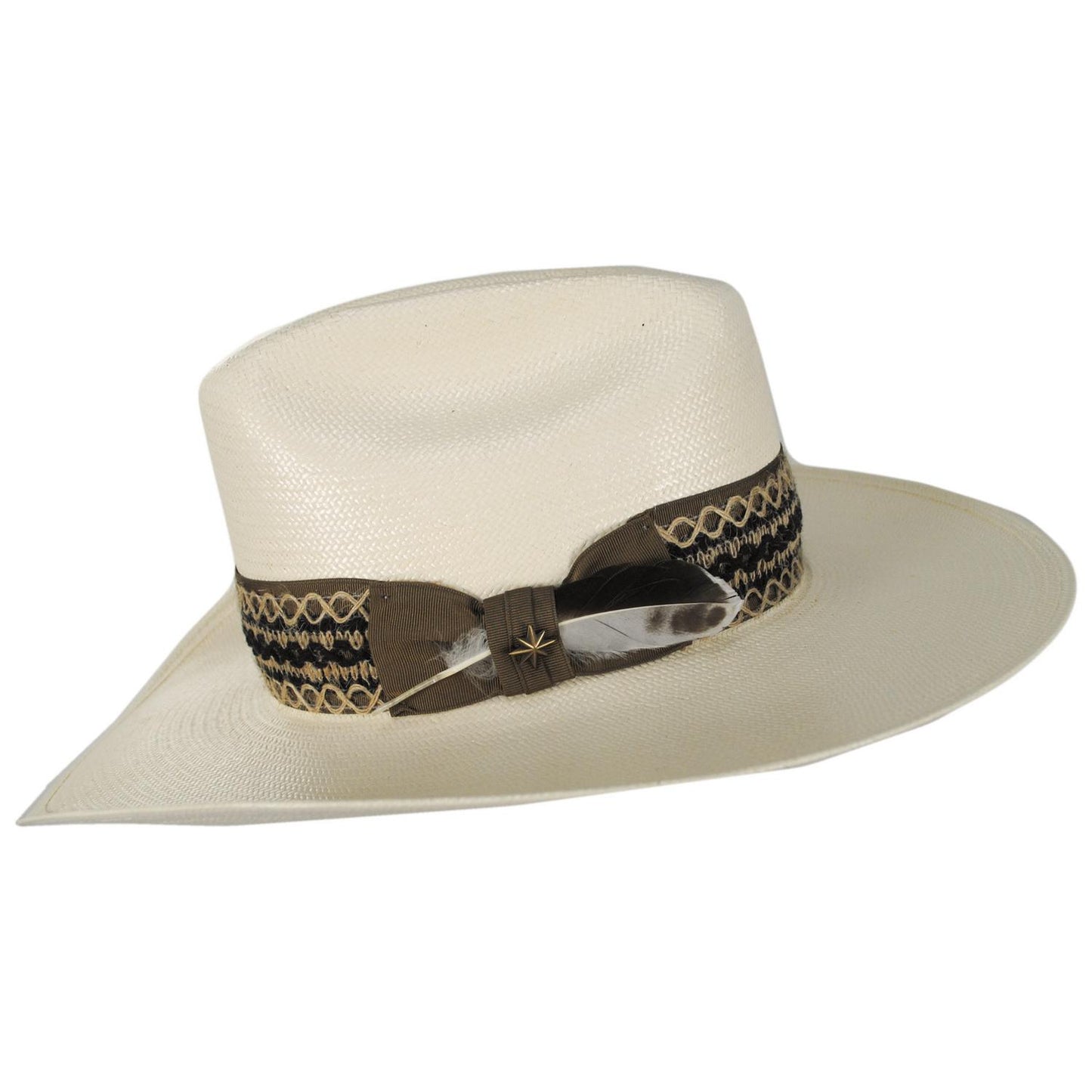 Stetson | Lonetree Shantung Straw Western Hat | 127067 | profile | NATURAL