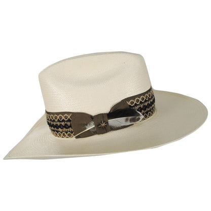 Stetson | Lonetree Shantung Straw Western Hat | 127067 | profile | NATURAL