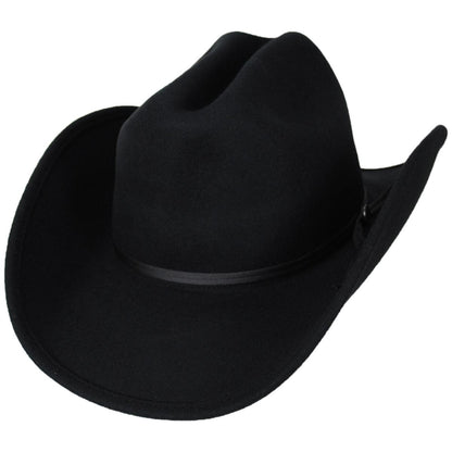 Jaxon Hats | Wool Felt Western Hat | 132000 | lead | BLACK