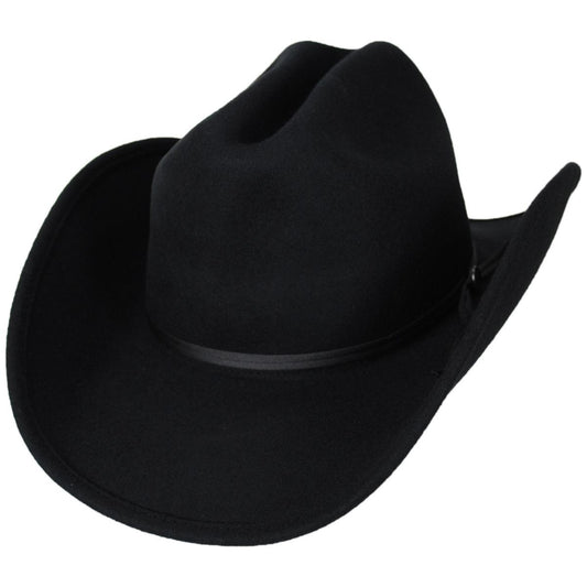 Jaxon Hats | Wool Felt Western Hat | 132000 | lead | BLACK