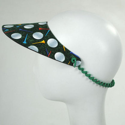 The Incredible Sunvisor | Springlace Golf Sunvisor | 196354 | profile | GREEN