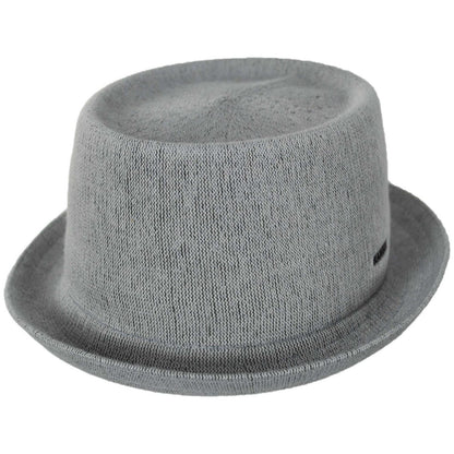 Kangol | Bamboo Mowbray Pork Pie Hat | 185744 | lead | GREY