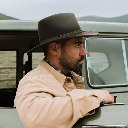 Stetson | Sturgis Crushable Wool Felt Outback Hat | 130742 | lsmthree | CORDOVA