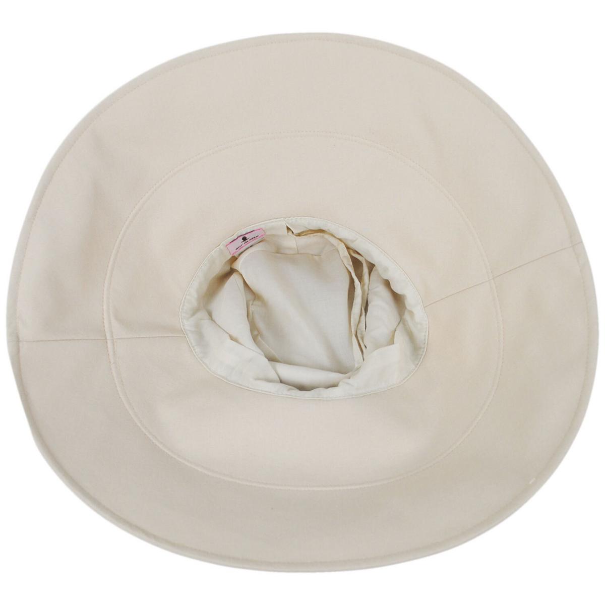 sur la tete | Monaco Linen Sun Hat | 109404 | under | BEIGE