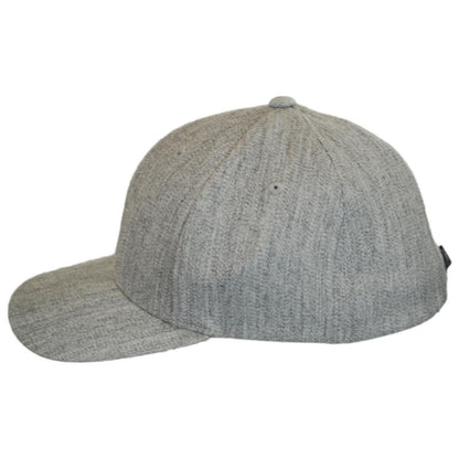 Kangol | Logo Wool Flexfit Fitted Baseball Cap | 201104 | profile | FLANNEL