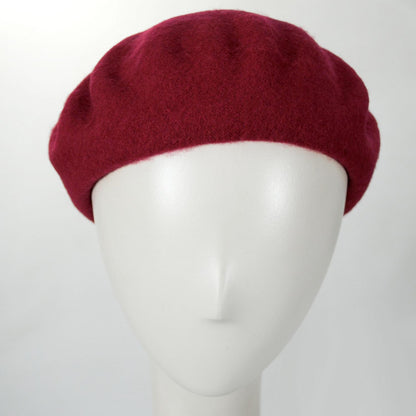 Village Hat Shop | Kid's Classic Wool Beret | 512000 | front | RED