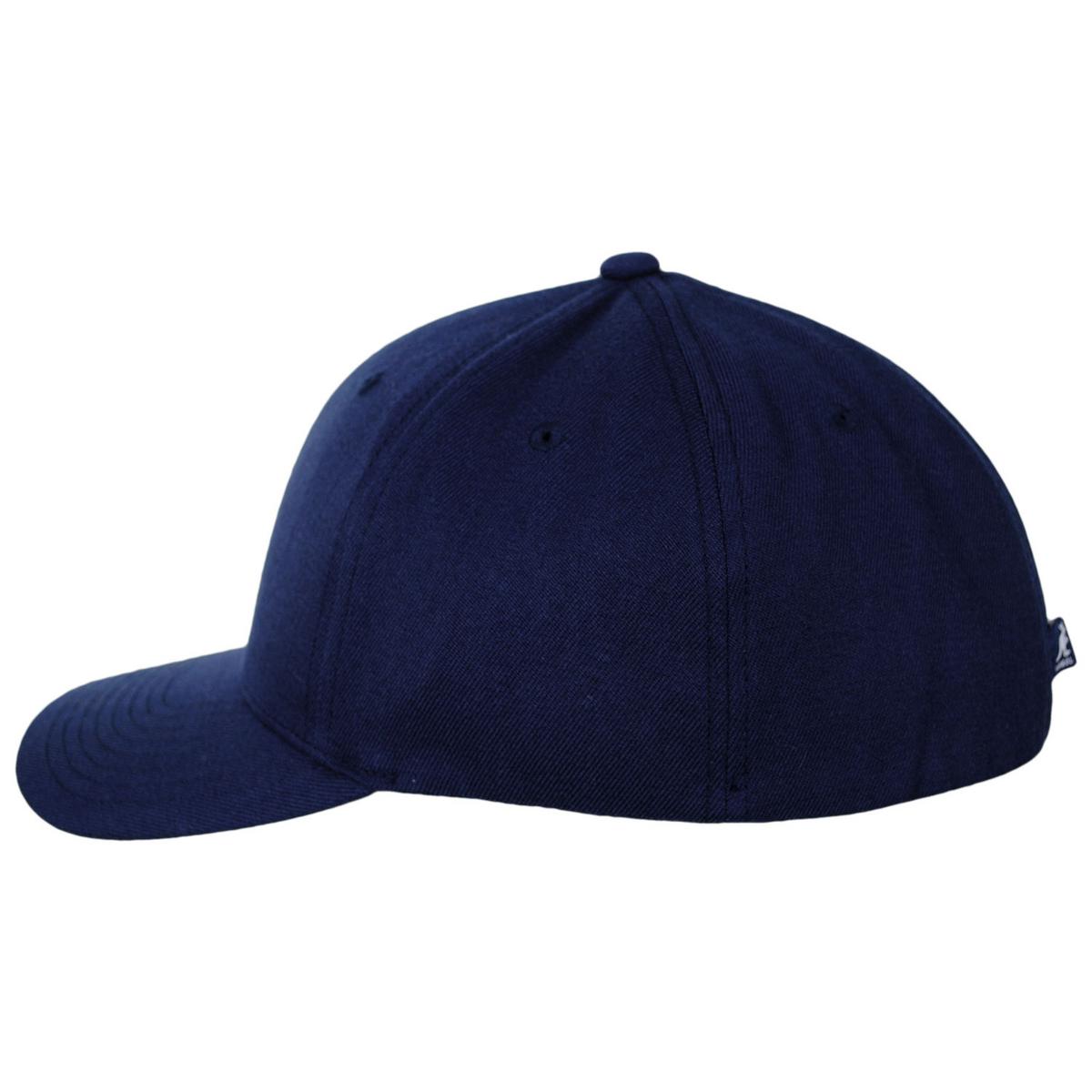 Kangol | Logo Wool FlexFit Fitted Baseball Cap | 201104 | profile | YONDER BLUE