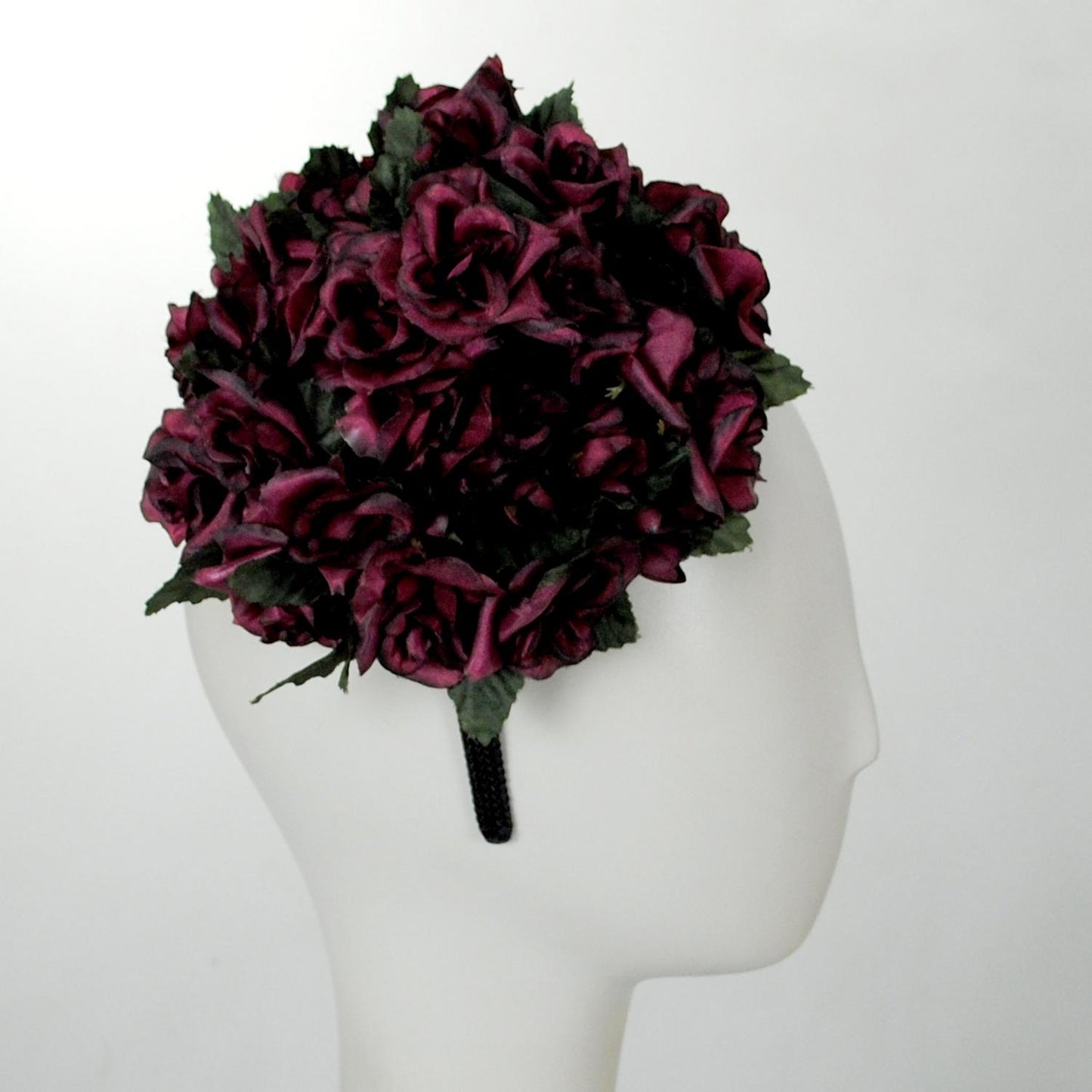 Kathy Jeanne | Rose Bouquet Fascinator | 122461 | profile | WINE