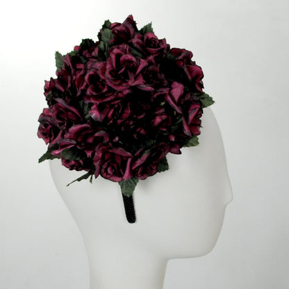 Kathy Jeanne | Rose Bouquet Fascinator | 122461 | profile | WINE