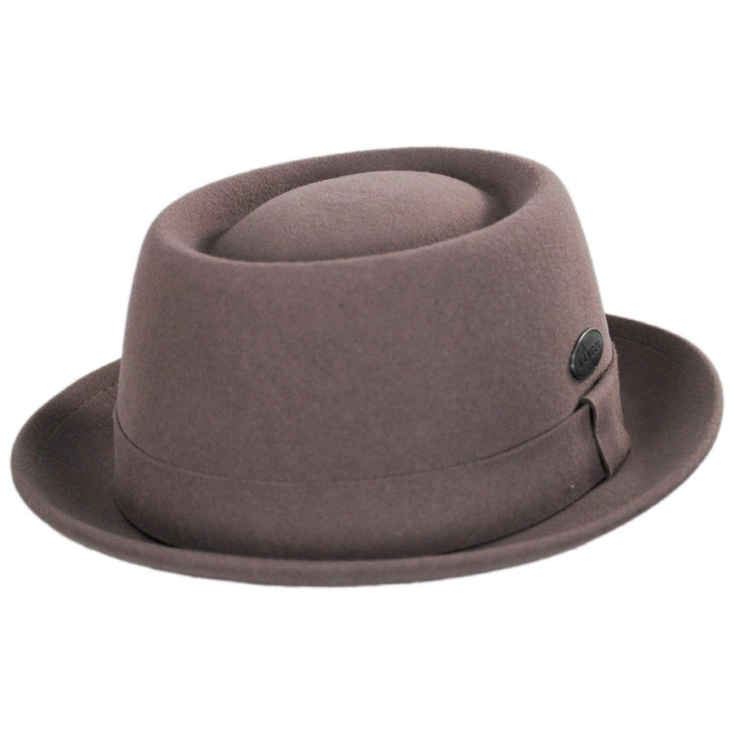 Kangol | Wool LiteFelt Pork Pie Hat | 130196 | lead | COCOA