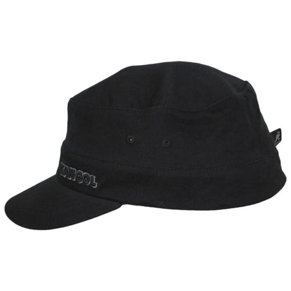 Kangol | Flexfit Cotton Twill Army Cap | 201110 | profile | BLACK