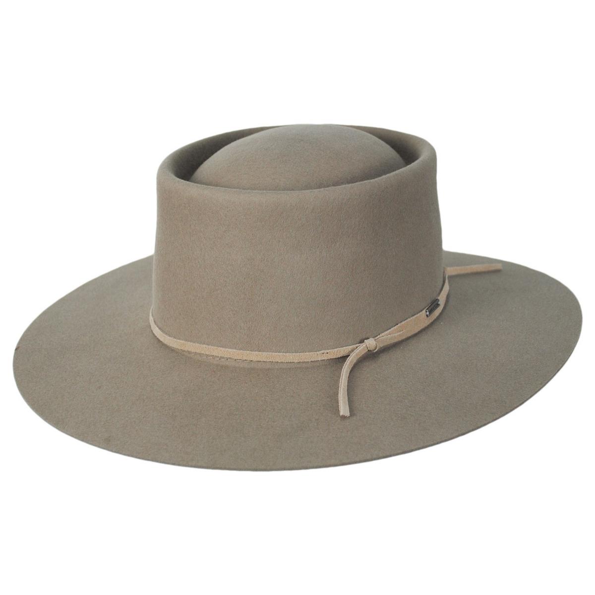 BRIXTON HATS | Vale Wool Felt Gaucho Hat - Sand | 123901 | lead | SAND