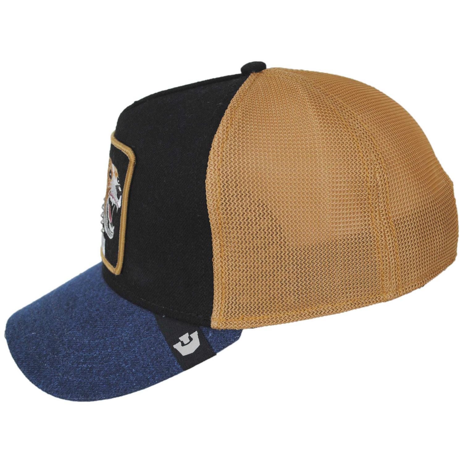 Goorin Bros | Savage Dawg Mesh Trucker Snapback Baseball Cap | 200770 | profile | DARK DENIM