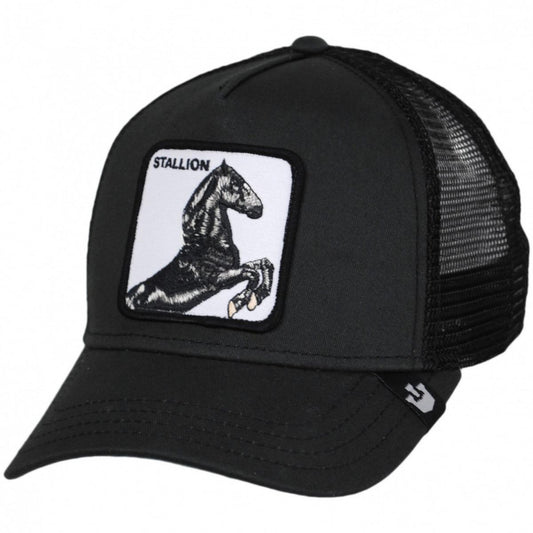 Goorin Bros | Stallion Mesh Trucker Snapback Baseball Cap | 200373 | lead | BLACK