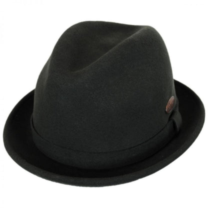 Kangol | Wool LiteFelt Player Fedora Hat | 130197 | lead | FORRESTER