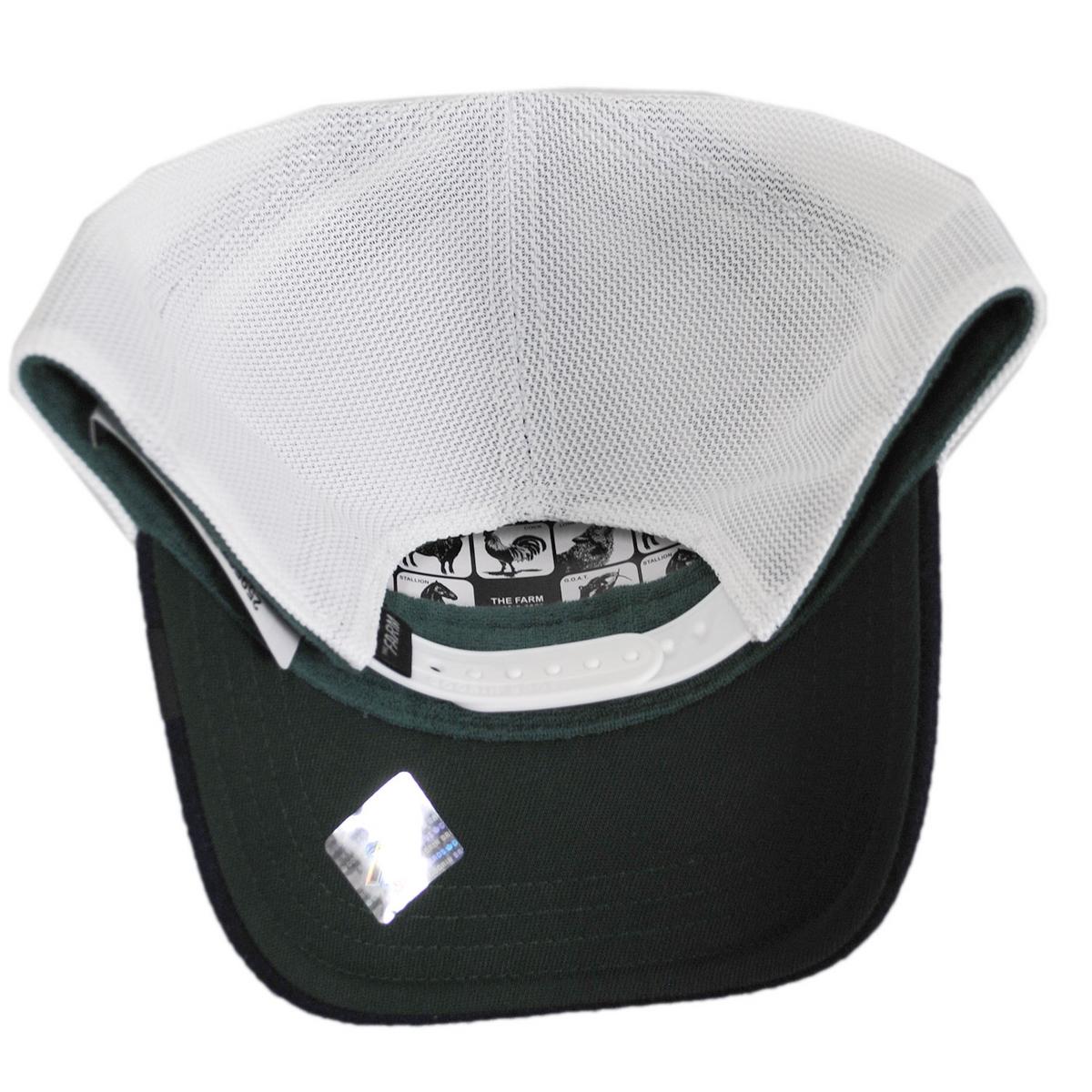 Goorin Bros | Cow British Plaid Mesh Trucker Snapback Baseball Cap | 200661 | under | NAVY