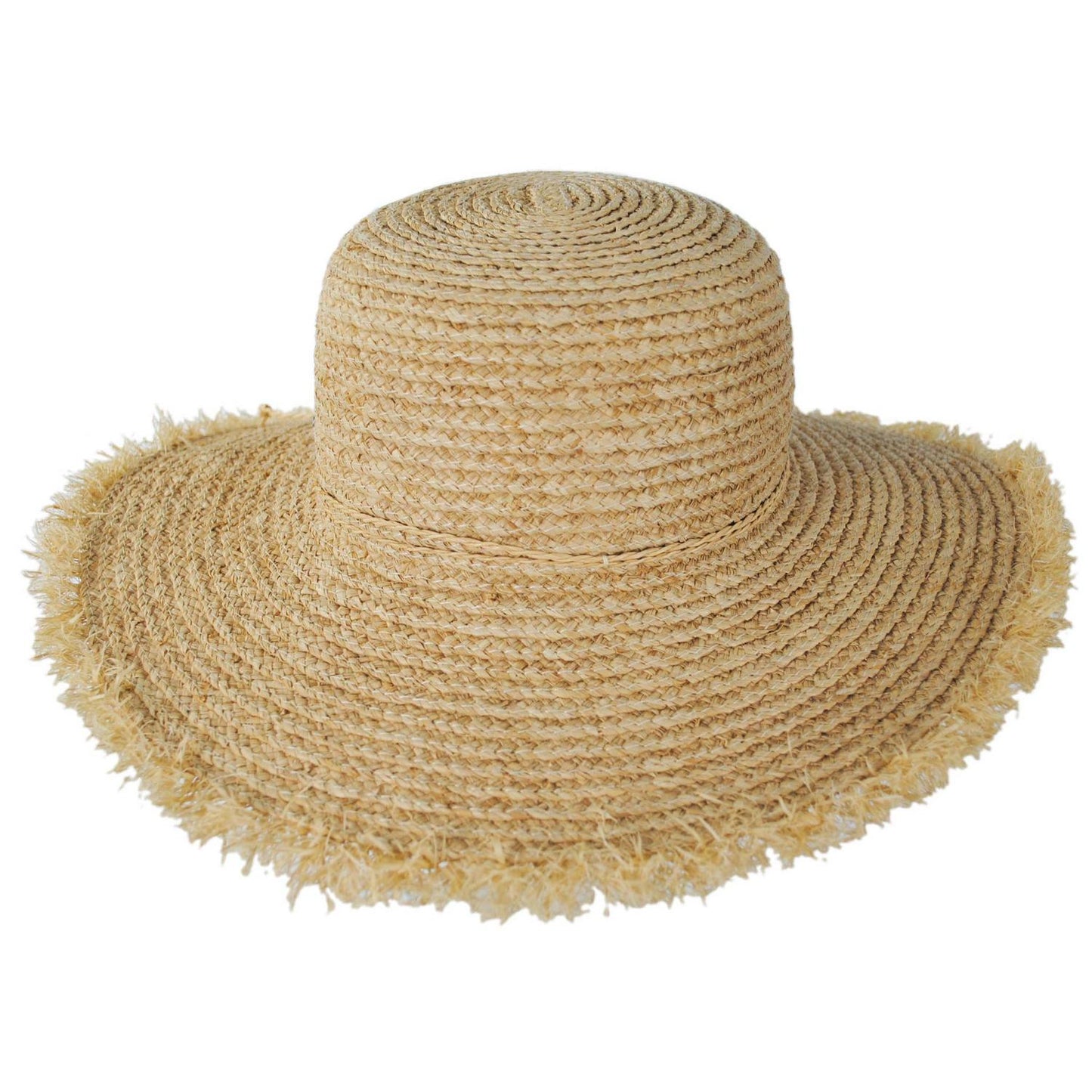 Panama Jack | Baja Cali Raffia Straw Swinger Sun Hat | 102016 | front | NATURAL