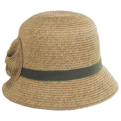 Toyo Straw Bow Cloche Hat - Made to Order