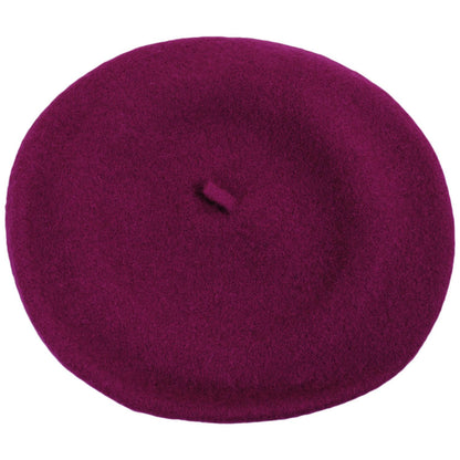 Village Hat Shop | Wool Fashion Beret | 152500 | top | RASPBERRY