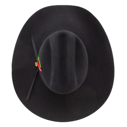 Stetson | The Rancher 160th Edition 6X Fur Felt Western Hat | 130753 | top | BLACK