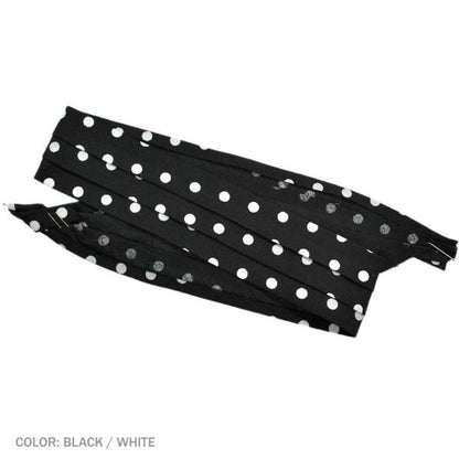 Capas Headwear | Polka Dot 3-Pleat Puggaree Hat Band
